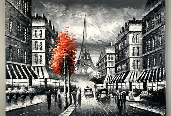 can Other - Paris Handpainted oil on canvas
